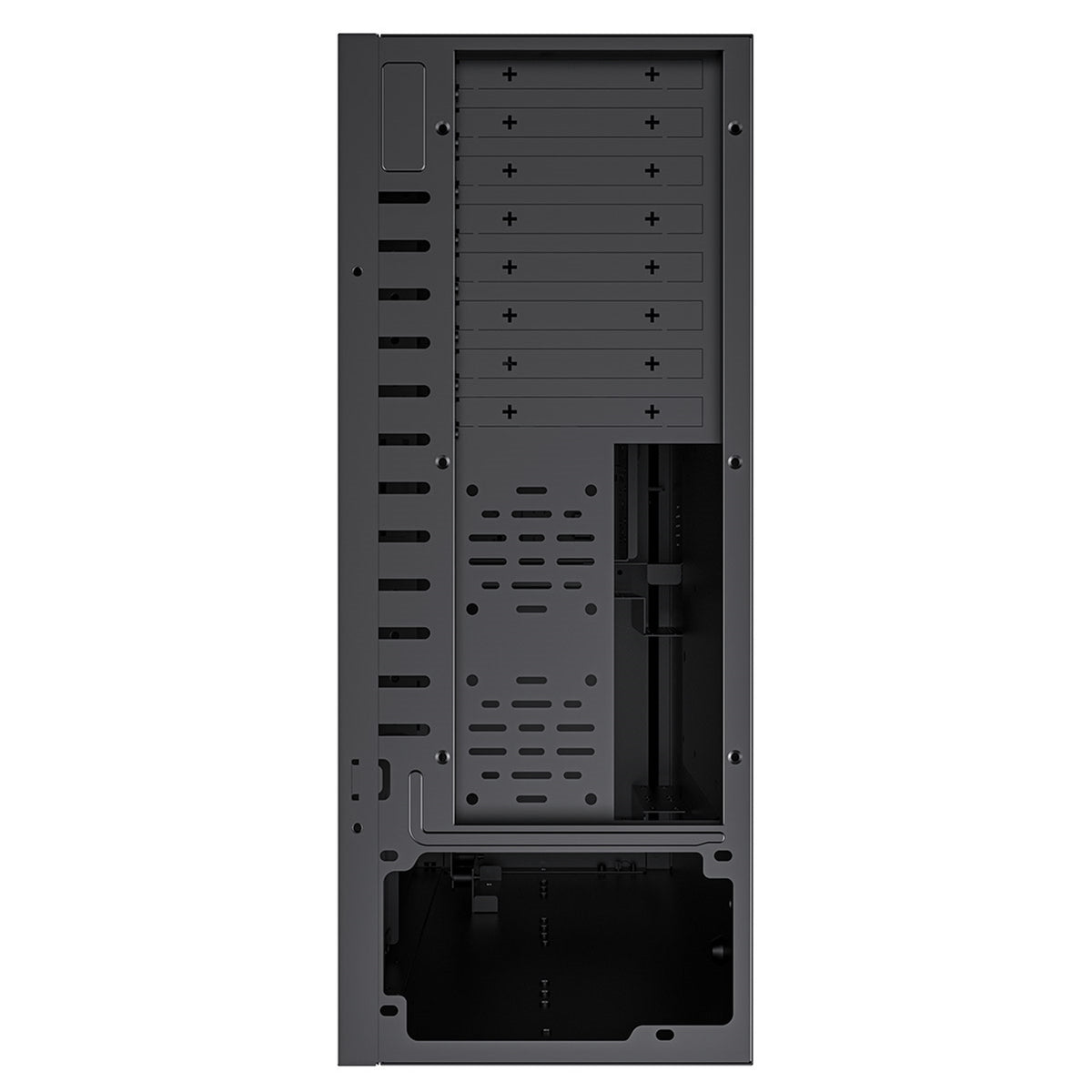 CiT 4U 500 | Rackmount server case | ATX support and 8 HDD bays | Black