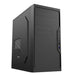 CiT Work | Micro-ATX PC case | USB 3.0 and HD audio | Black