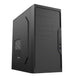CiT Work | Micro-ATX PC case | USB 3.0 and HD audio | Black