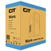 CiT Work | Micro-ATX PC case | USB 3.0 and HD audio | Black