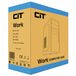 CiT Work | Micro-ATX PC case | USB 3.0 and HD audio | Black