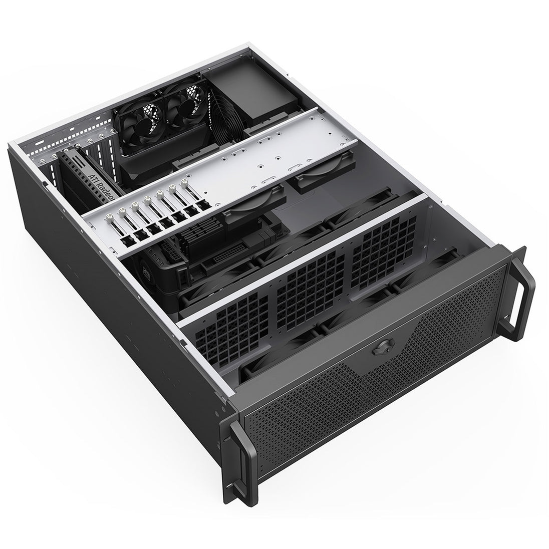 Codegen CSCG4U600GP | 4U rackmount server case | 600 mm deep | Black