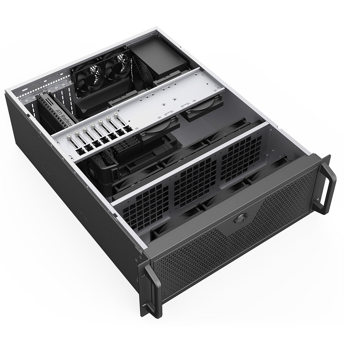 Codegen CSCG4U600GP | 4U rackmount server case | 600 mm deep | Black