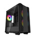DeepCool CC360 ARGB | Micro-ATX PC case | 3 fans | Tempered glass | Black