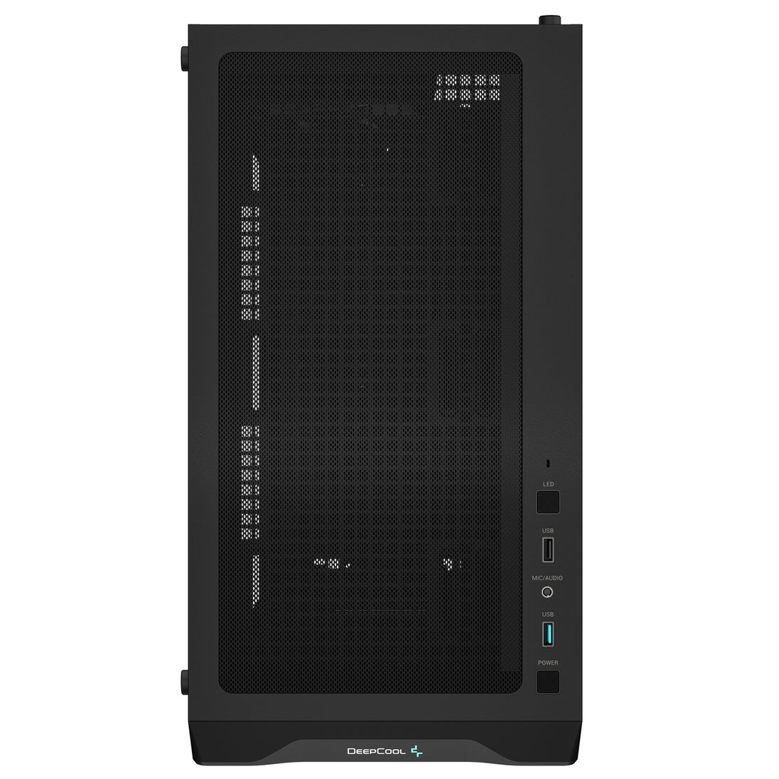 DeepCool CC360 ARGB | Micro-ATX PC case | 3 fans | Tempered glass | Black