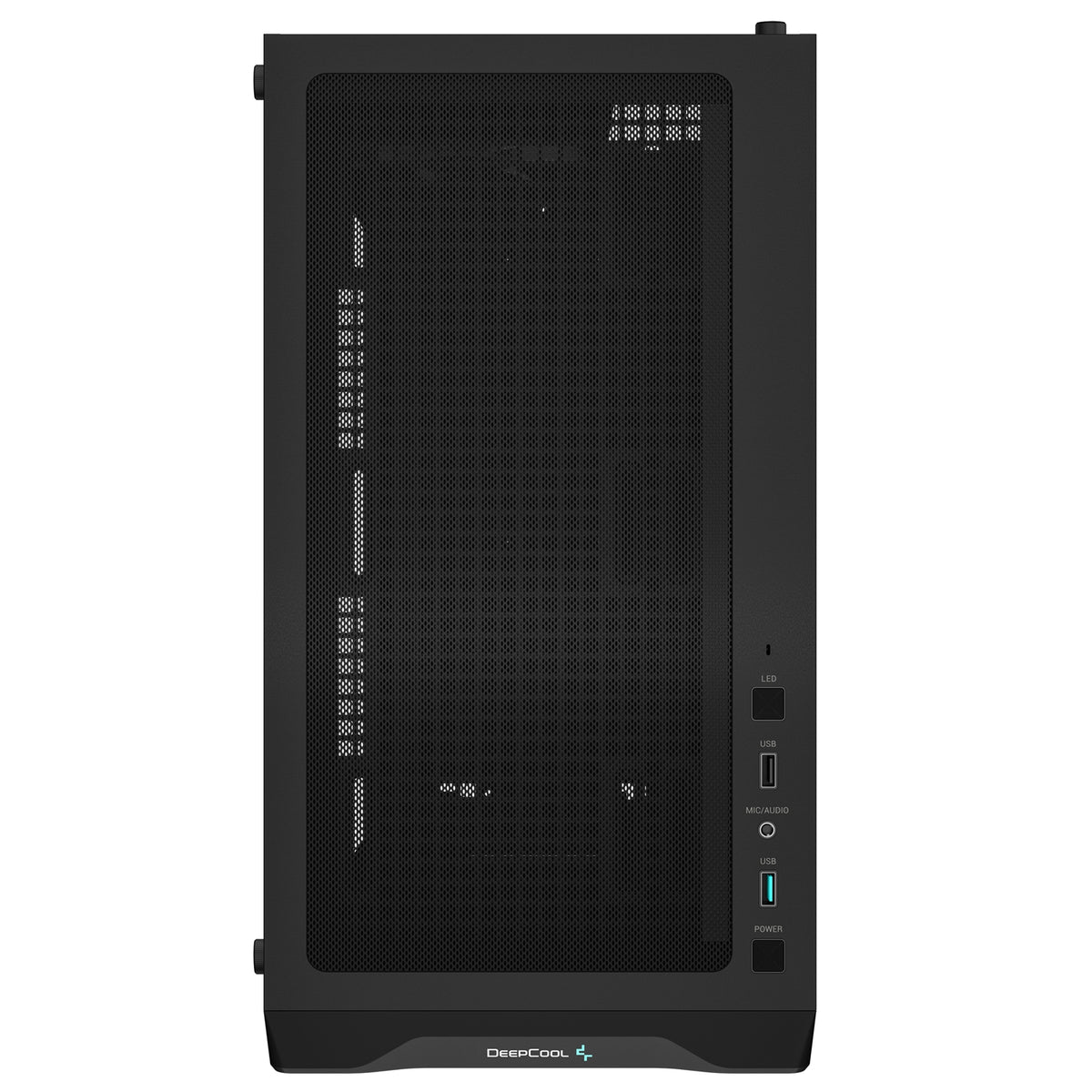 DeepCool CC360 ARGB | Micro-ATX PC case | 3 fans | Tempered glass | Black