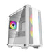 DeepCool CC360 WH ARGB | Micro-ATX PC case | 3 x 120mm fans | White