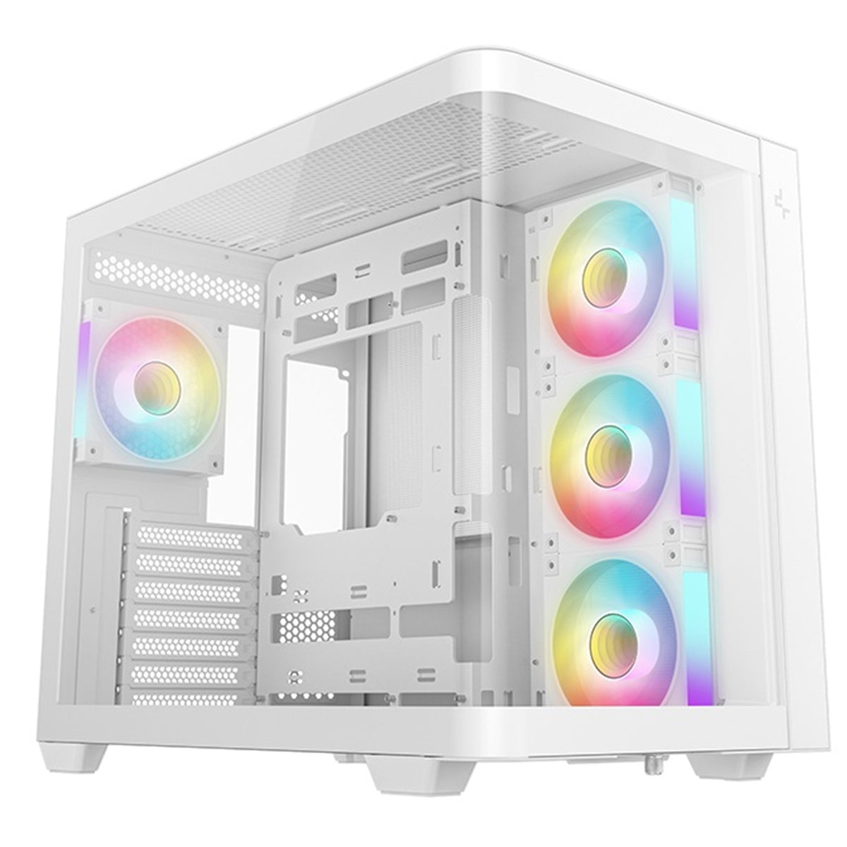 DeepCool CG530U 4F WH | ATX PC case | 4 pre-installed ARGB fans | White