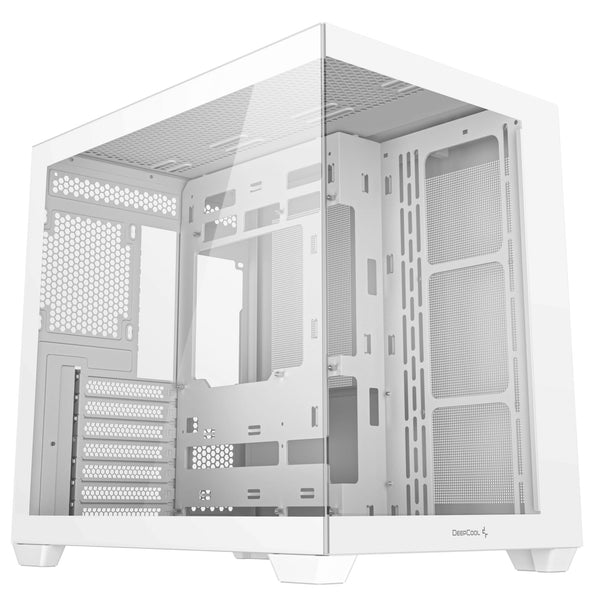 DeepCool CG530 WH | ATX PC case | Dual chamber with glass panels | White