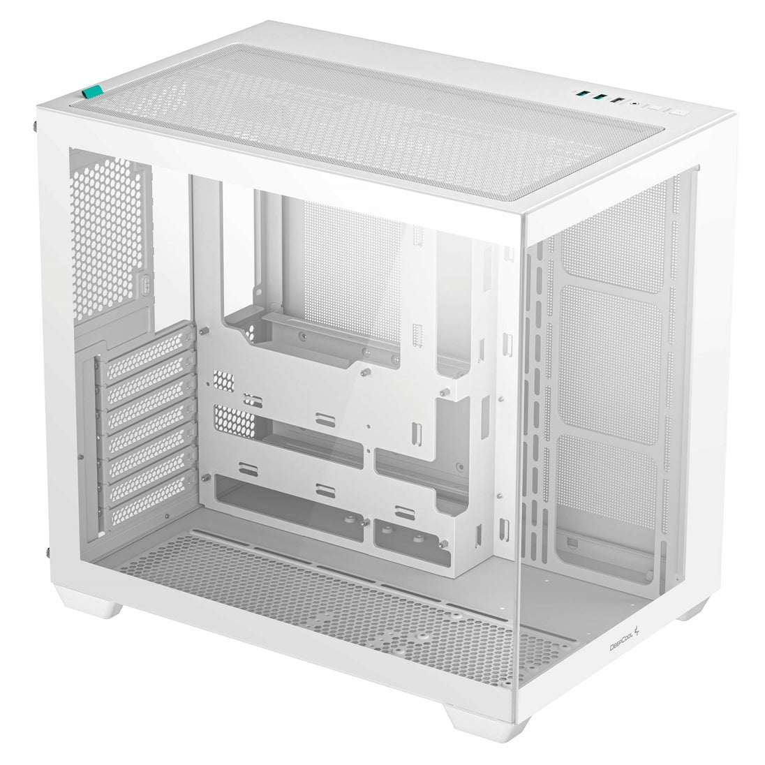 DeepCool CG530 WH | ATX PC case | Dual chamber with glass panels | White