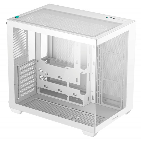 DeepCool CG530 WH | ATX PC case | Dual chamber with glass panels | White