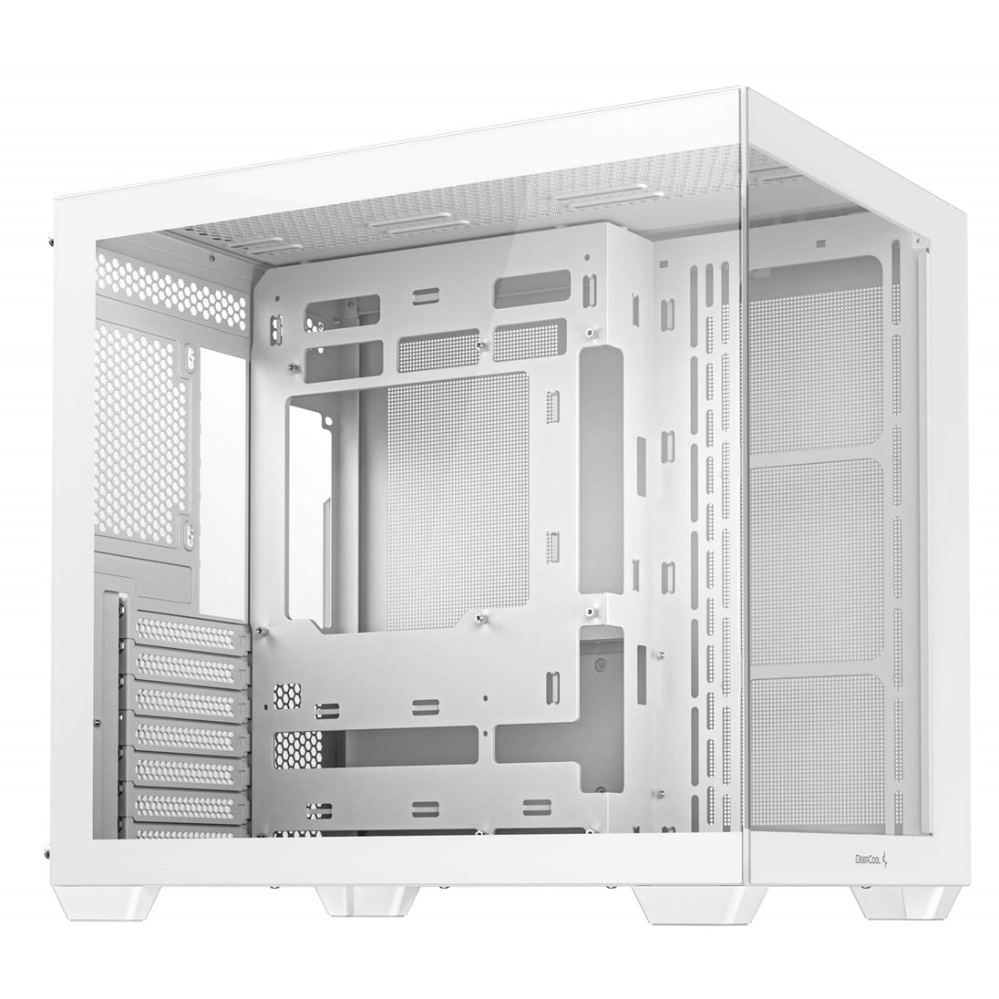 DeepCool CG530 WH | ATX PC case | Dual chamber with glass panels | White