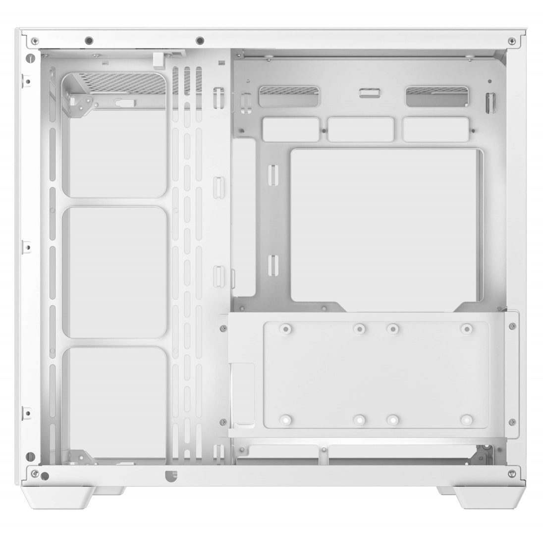 DeepCool CG530 WH | ATX PC case | Dual chamber with glass panels | White