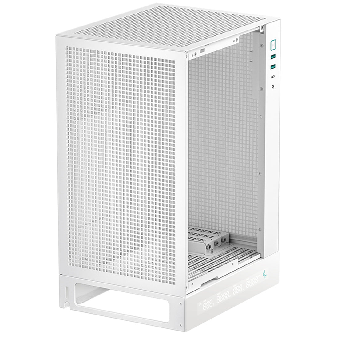DeepCool CH170 DIGITAL WH | Mini-ITX PC case | Built-in display | White