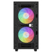 DeepCool CH360 DIGITAL | Micro-ATX case | CPU/GPU display | 3 ARGB fans | Black