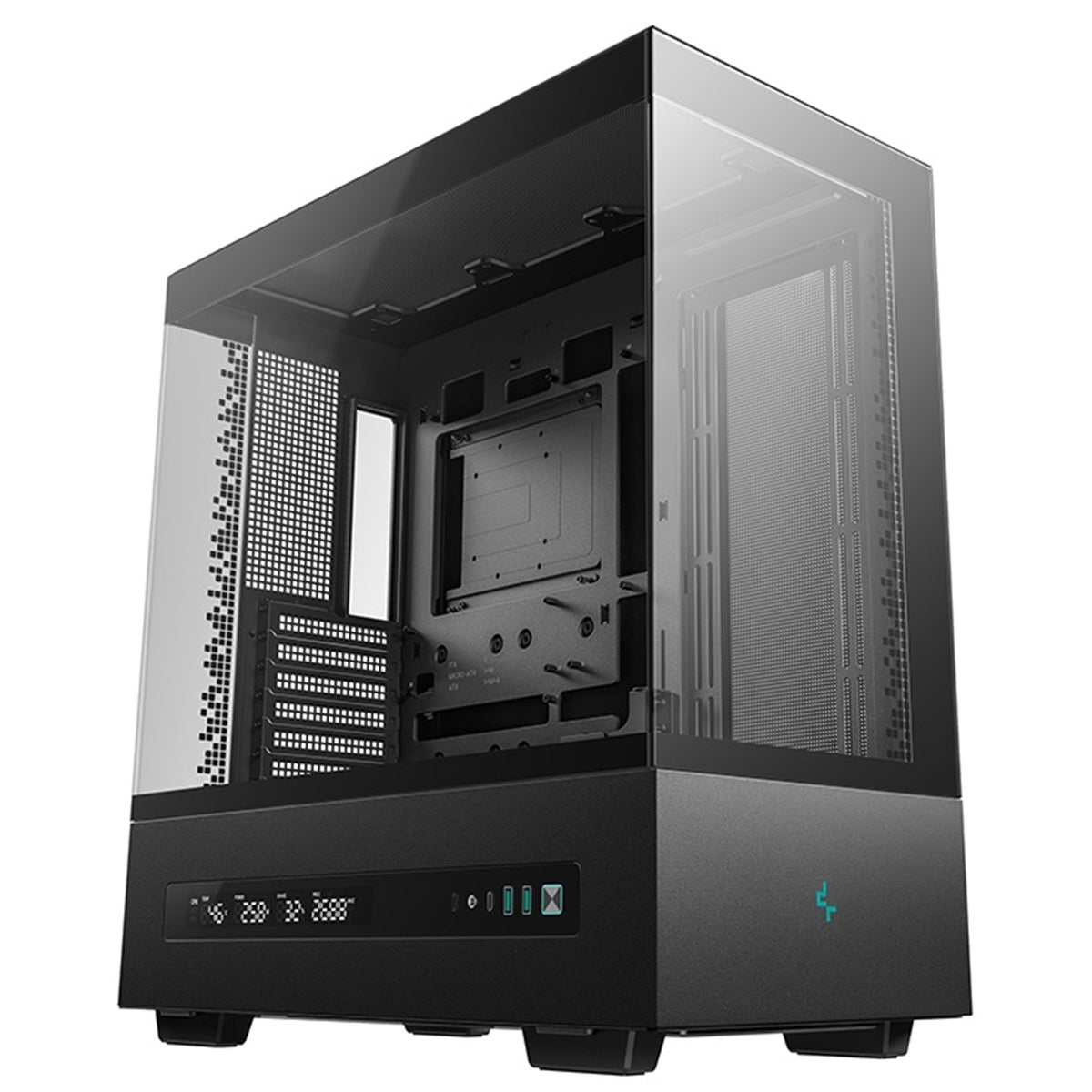 DeepCool CH690 DIGITAL | ATX mid-tower PC case | 420mm radiator support | Black