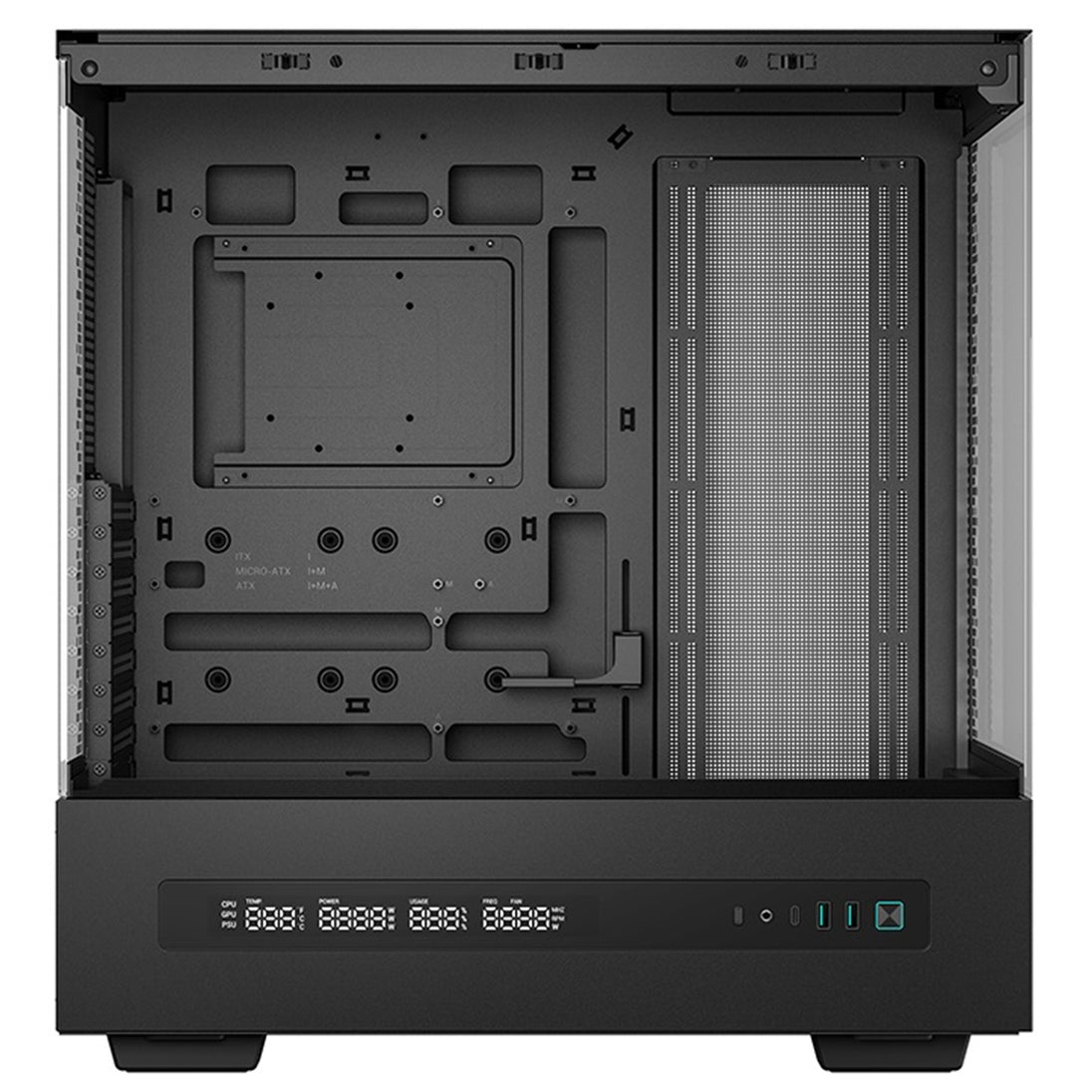 DeepCool CH690 DIGITAL | ATX mid-tower PC case | 420mm radiator support | Black
