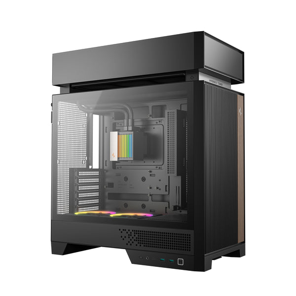 DeepCool CL6600 | Mid-tower ATX PC case | 360mm ARGB liquid cooler | Black