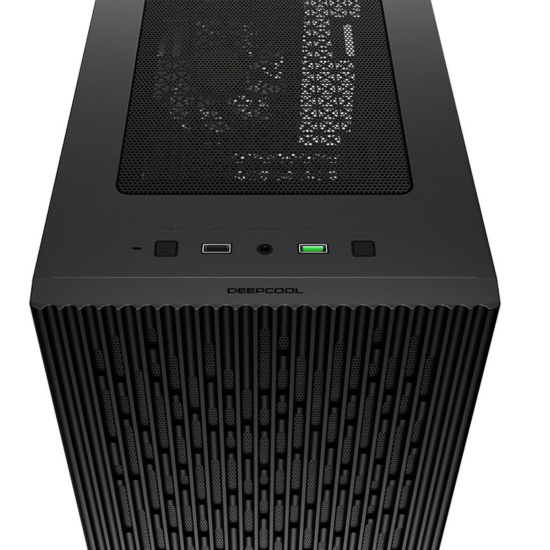 DeepCool MATREXX 40 3FS | Micro-ATX PC case | Three tri-colour LED fans | Black