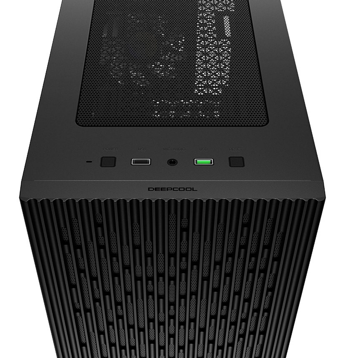 DeepCool MATREXX 40 3FS | Micro-ATX PC case | Three tri-colour LED fans | Black