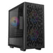 DeepCool MATREXX 40 3FS | Micro-ATX PC case | Three tri-colour LED fans | Black