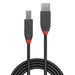 LINDY Anthra Line 36675 | USB-A to USB-B cable | USB 2.0 480Mbps | 5m | Black