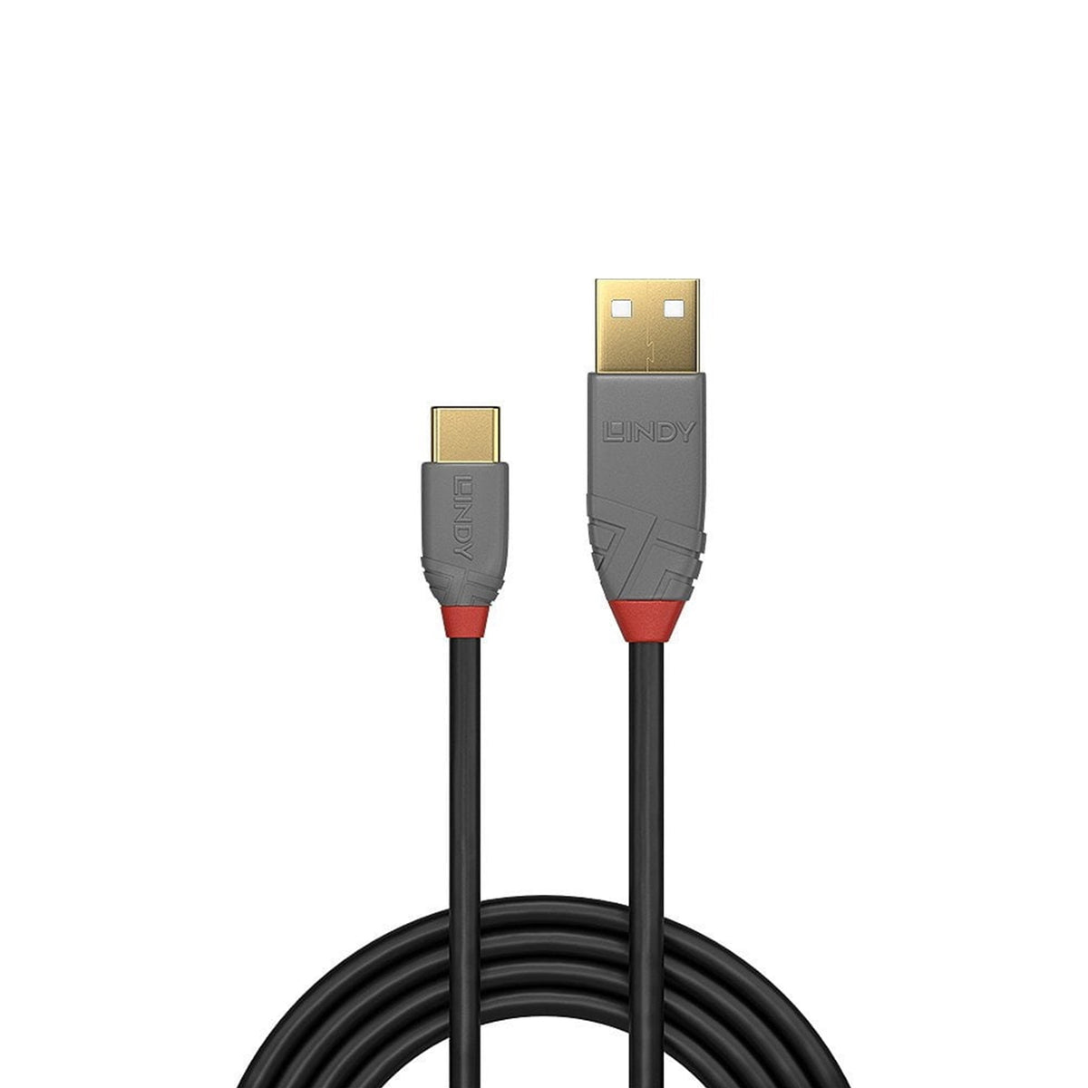 LINDY Anthra Line | USB-A to USB-C cable | USB 2.0 480Mbps | 2m | Black