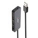 LINDY 42986 | USB 2.0 hub | 4 USB-A ports | Black
