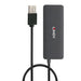 LINDY 42986 | USB 2.0 hub | 4 USB-A ports | Black