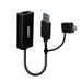 LINDY 43412 | USB Gigabit Ethernet adapter | USB 3.2 Gen 1 | USB-A and USB-C