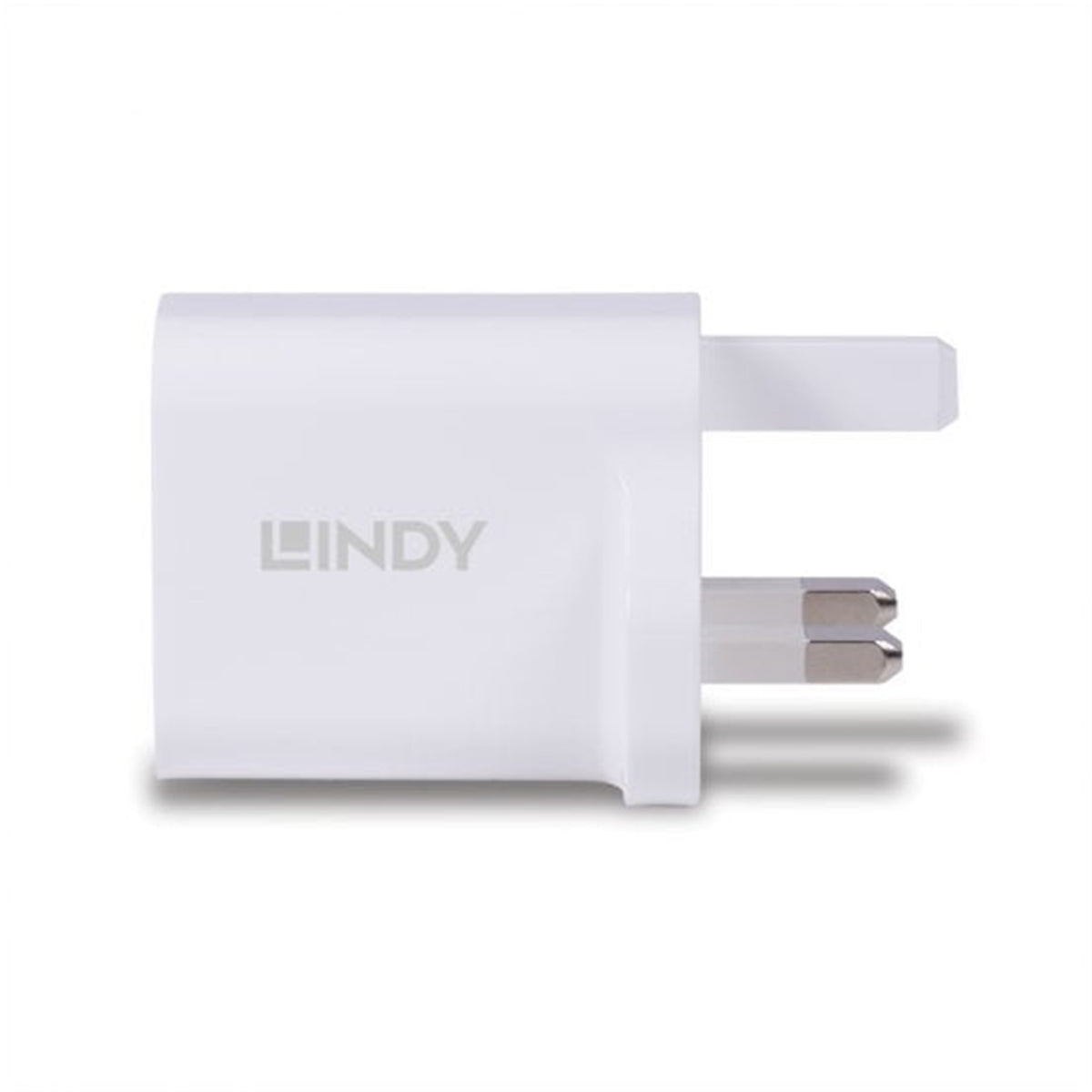 LINDY 73425 | USB charger | 30W USB-A and USB-C | White UK plug