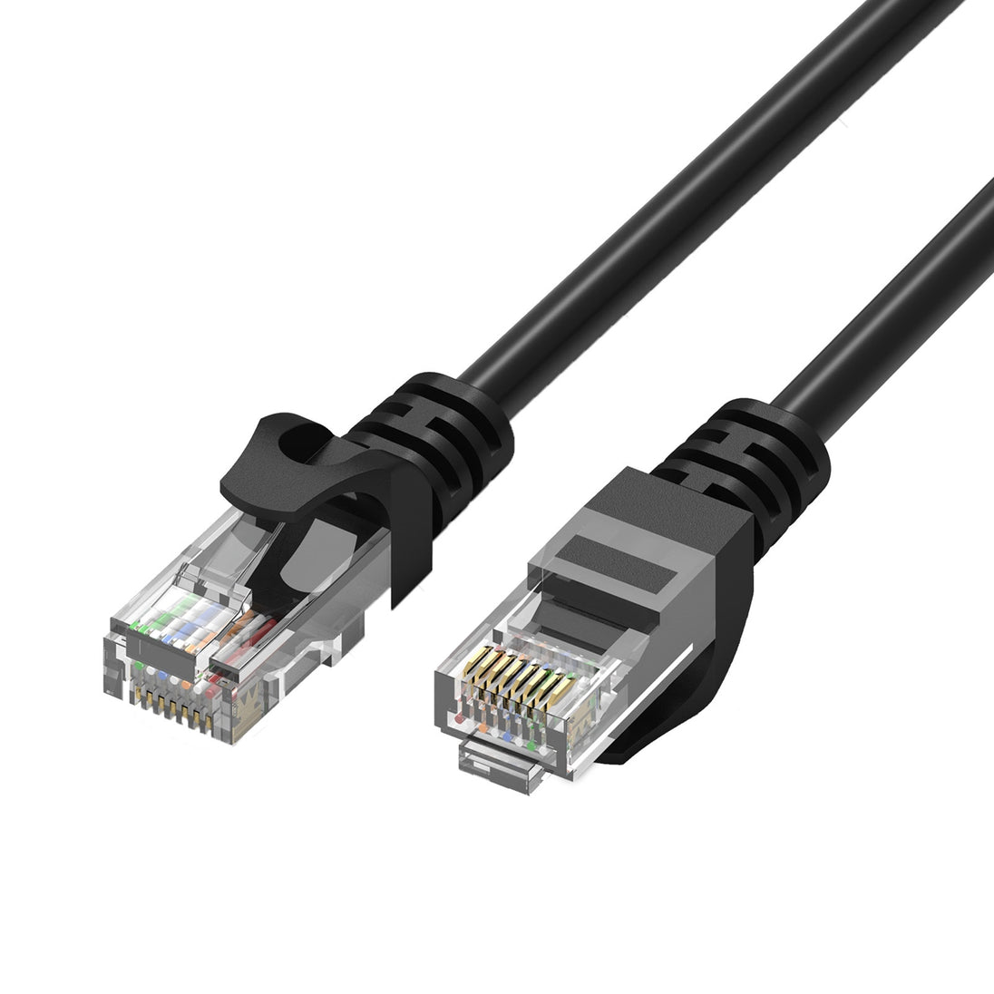 Prevo Cat6 | Ethernet cable | RJ45 male to male | 2m black