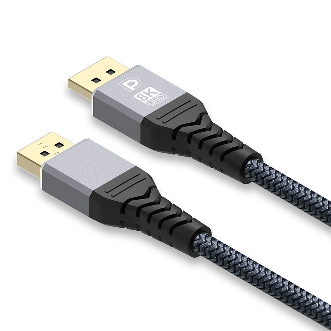 PREVO DP14-2M | DisplayPort 1.4 cable | 8K 60Hz | 2m | Black and grey