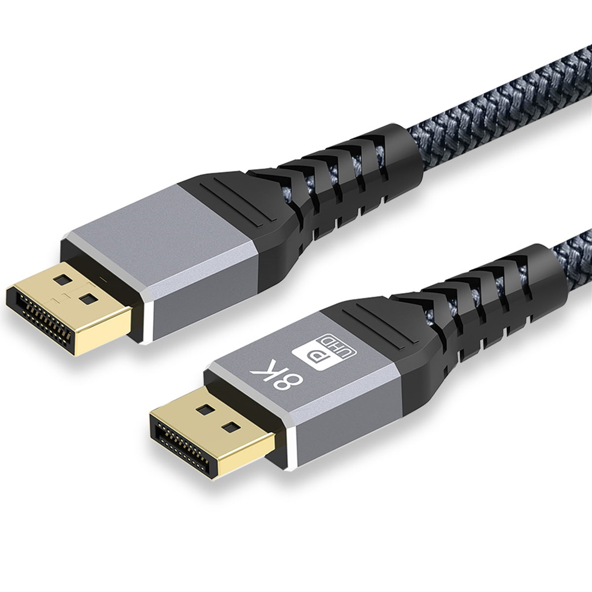 PREVO DP14-2M | DisplayPort 1.4 cable | 8K 60Hz | 2m | Black and grey