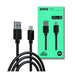 PREVO USBA-USBC-2M | USB-A to USB-C cable | USB 2.0 2 m | Black
