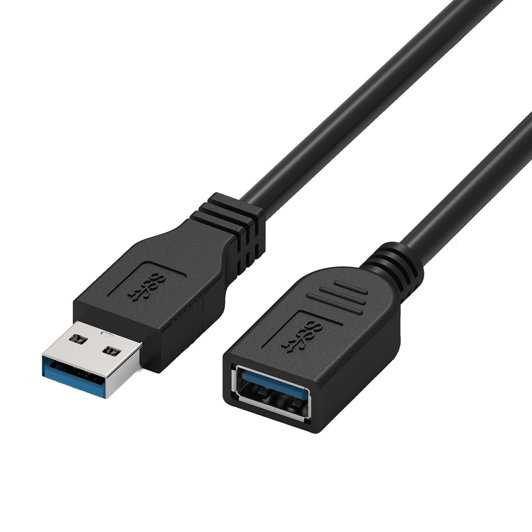 PREVO USBM-USBF-3M-3.0 | USB extension cable | USB 3.0 up to 5Gbps | 3m black
