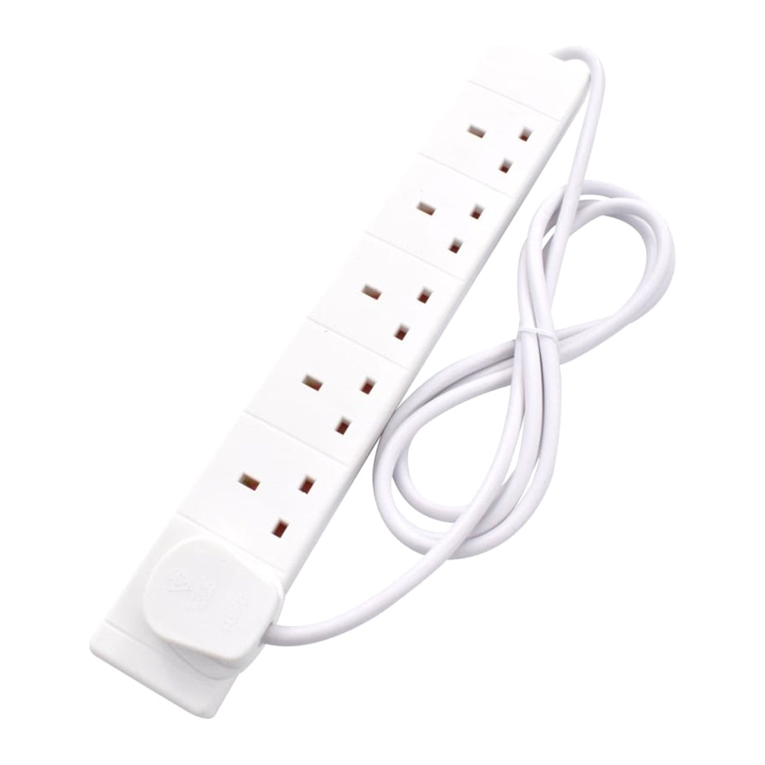Target ELEC6WAY2M | UK mains extension lead | 6 sockets | 2m | White