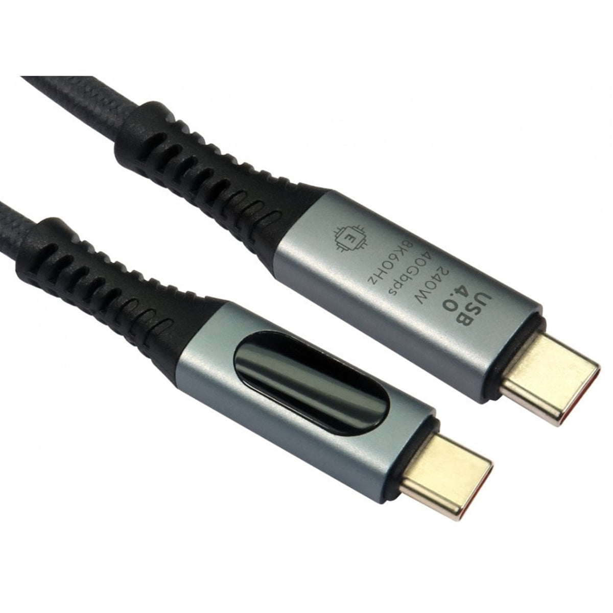 NewLink NLMOB4-5001WD | USB4 USB-C to USB-C cable | 40Gbps 240W | 1m Black