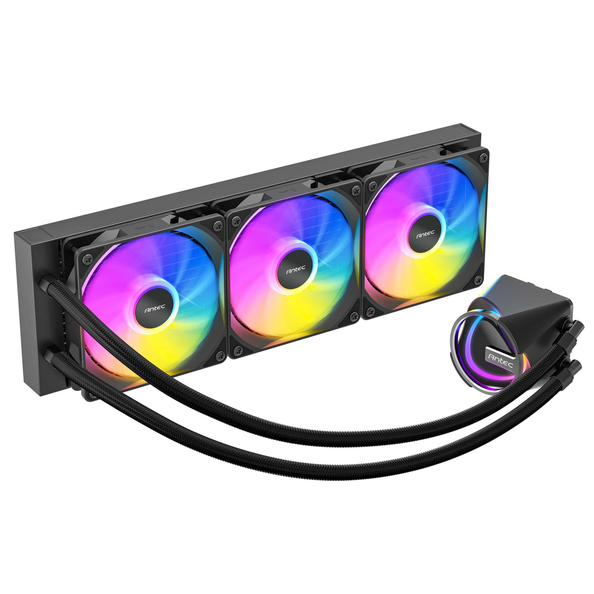 Antec Skeleton 360 ARGB | Liquid CPU cooler | 360 mm radiator | Black