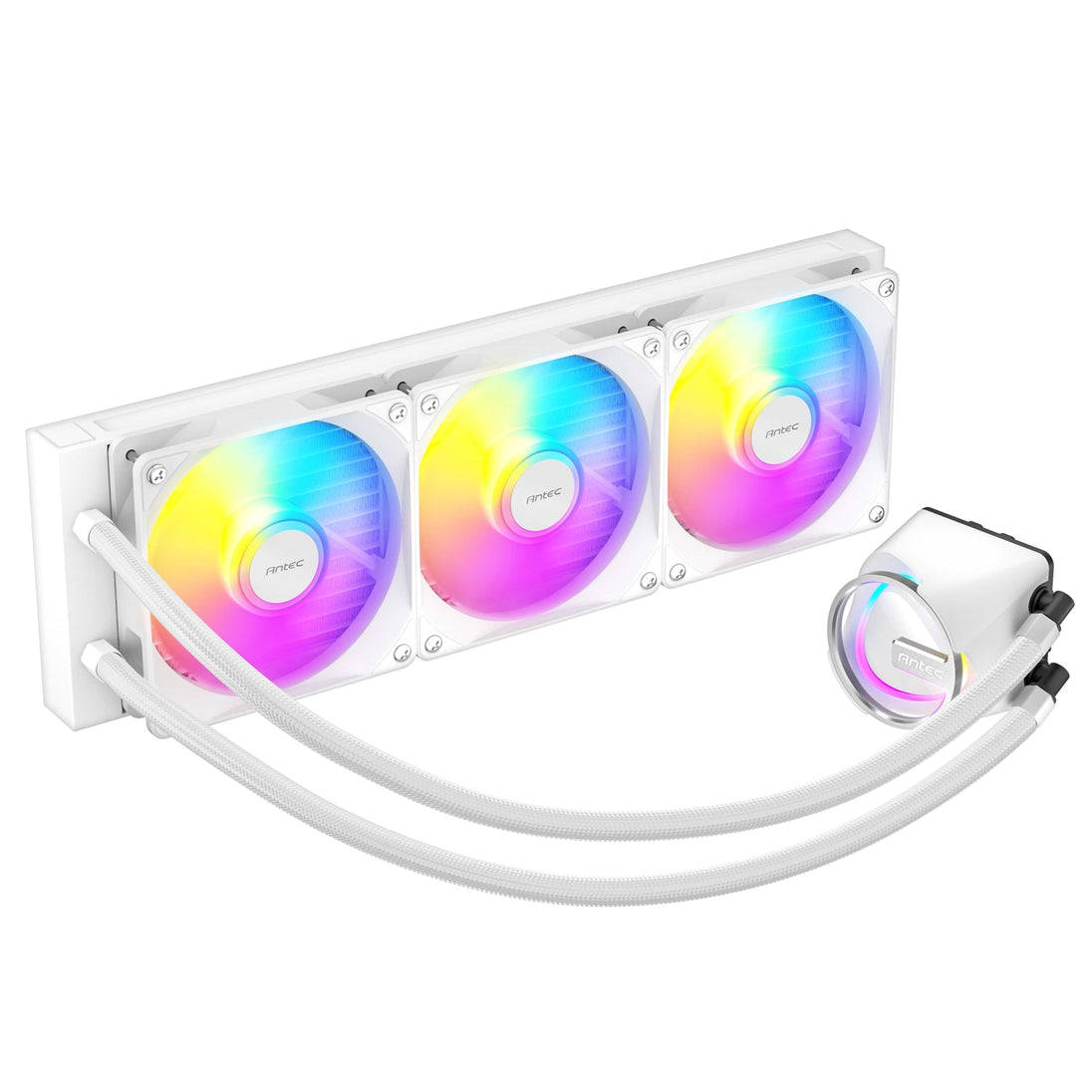 Antec Skeleton 360 ARGB | 360mm liquid CPU cooler | 3 x 120mm ARGB fans | White