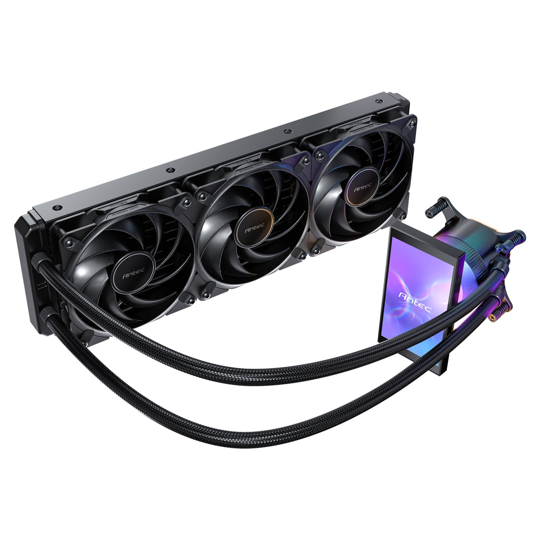 Antec Vortex View 360 | AIO liquid CPU cooler | 5-inch IPS LCD | Black