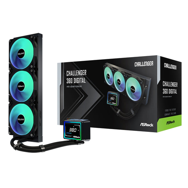 ASRock Challenger 360 Digital | Liquid CPU cooler | 360mm | ARGB