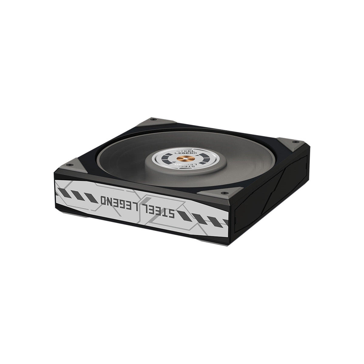 ASRock Steel Legend Dark 360 LCD | 360mm AIO CPU cooler | 3.4-inch LCD | Black
