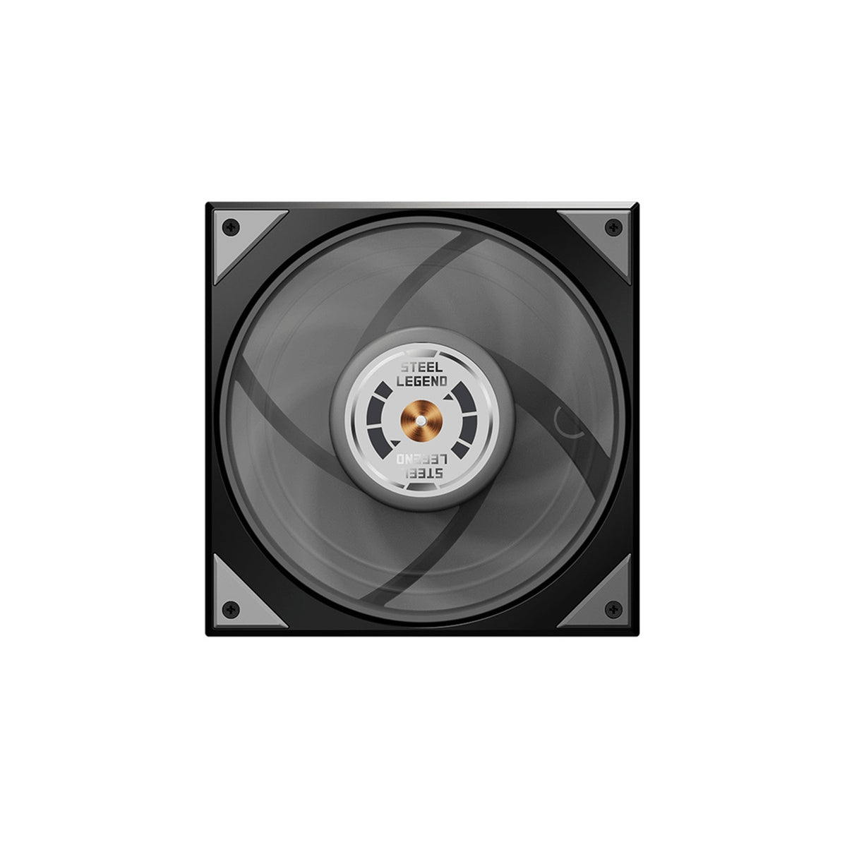 ASRock Steel Legend Dark 360 LCD | 360mm AIO CPU cooler | 3.4-inch LCD | Black