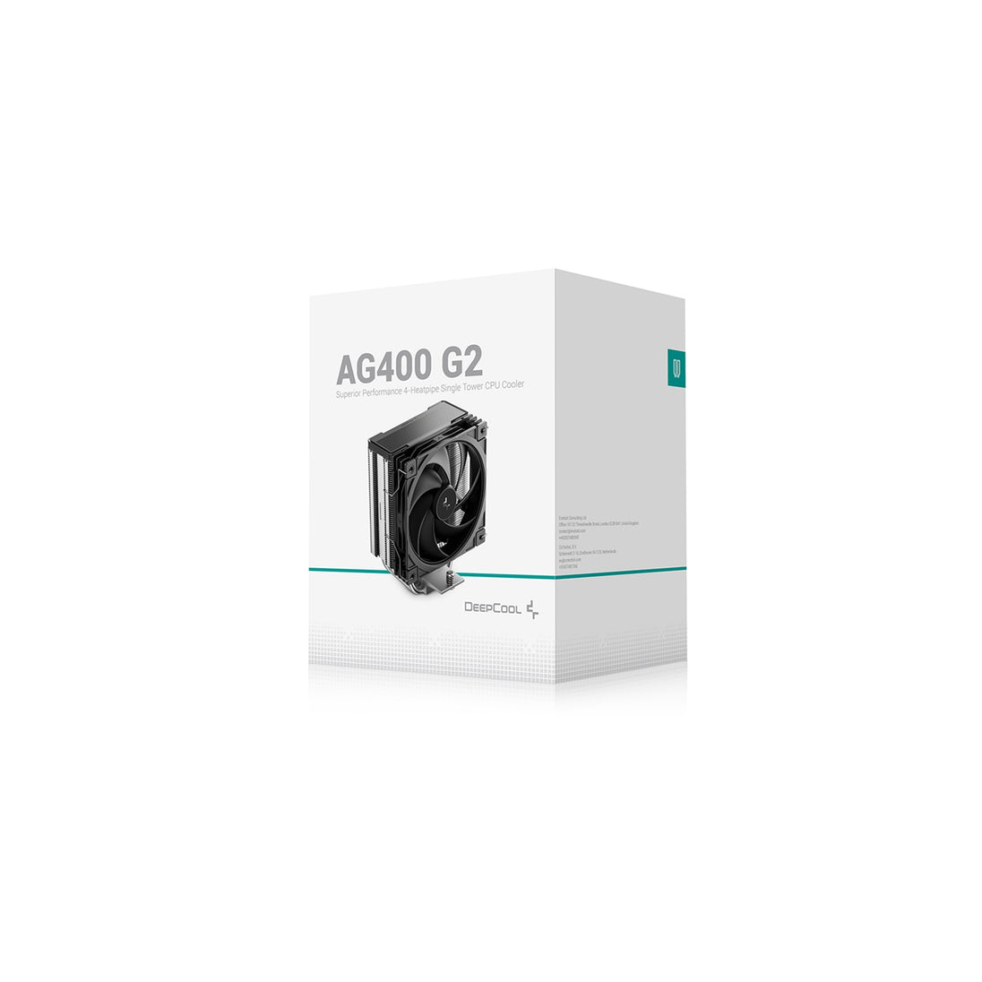 DeepCool AG400 G2 | CPU air cooler | 120mm PWM fan | Black
