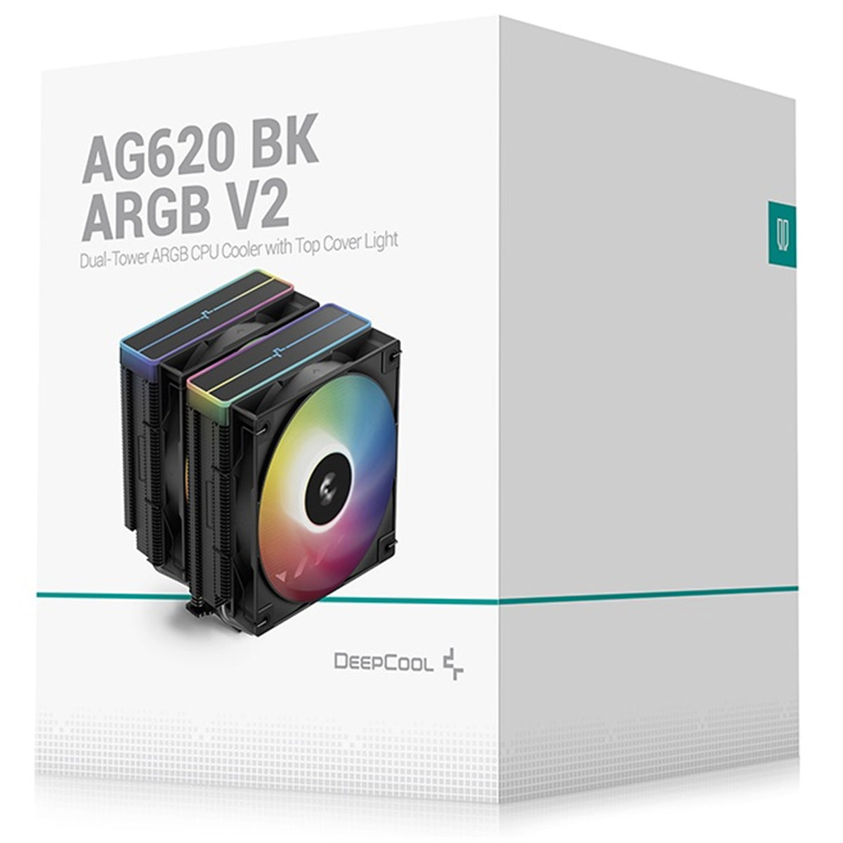 DeepCool AG620 BK ARGB V2 | Dual-tower CPU air cooler | Black