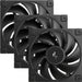 DeepCool FD12-3 IN 1 | 120mm case fans | PWM 400–2050 RPM | 3-pack black