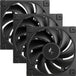 DeepCool FD12-3 IN 1 | 120mm case fans | PWM 400–2050 RPM | 3-pack black