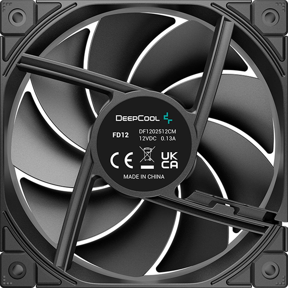 DeepCool FD12-3 IN 1 | 120mm case fans | PWM 400–2050 RPM | 3-pack black