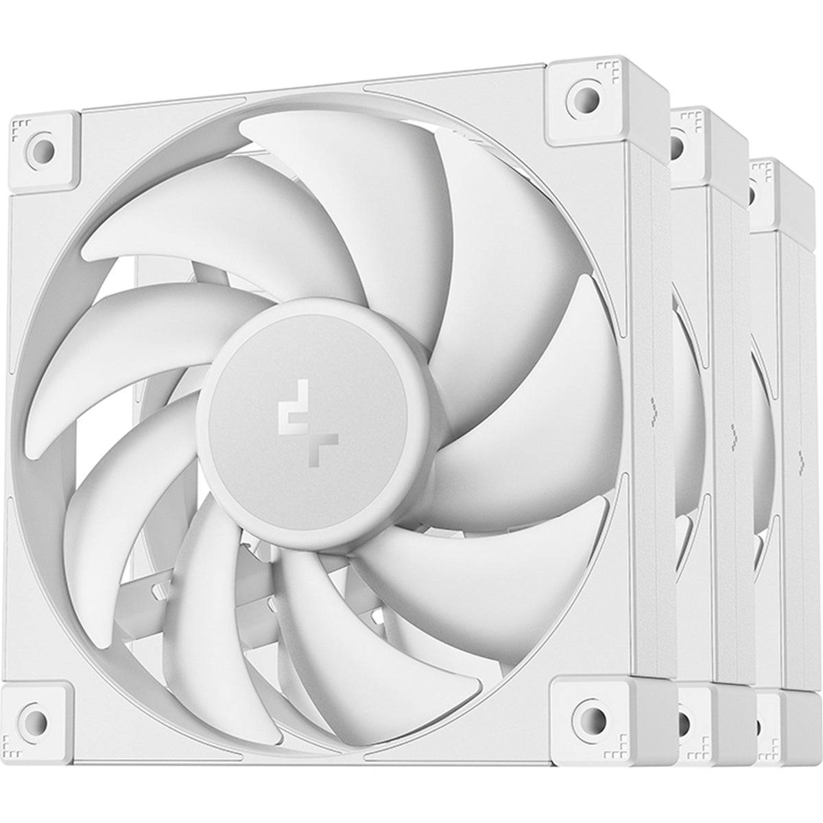 DeepCool FD12 WH-3 IN 1 | 120mm case fans | PWM 400–2050 RPM | White 3-pack